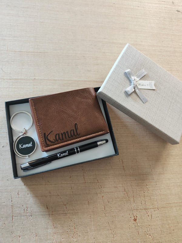 Portefeuille, Stylo, Porte-clés