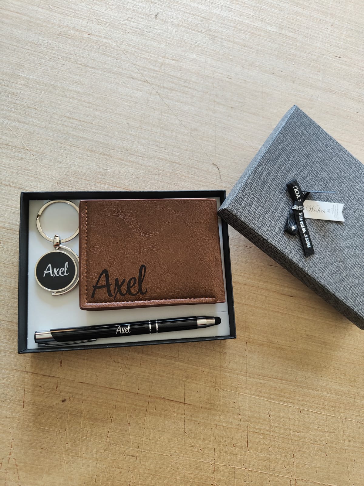 Portefeuille, Stylo, Porte-clés