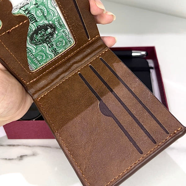 Portefeuille, Bloc-notes A6, Stylo, Porte-clés & Bracelet